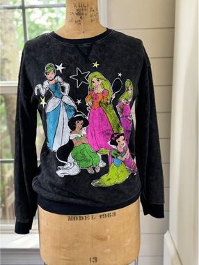 Disney Princess Crewneck Sweatshirt Girls XL 14/16 Streetwear VintageVibe